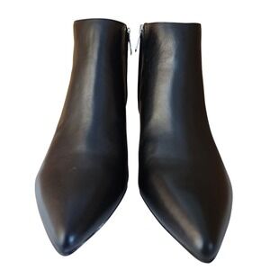 Sam Edelman Kinzey Women's Black Leather Ankle Boot Size 8M. NIB Side Zip